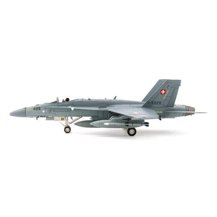 F/A-18C Hornet J-5026, Swiss Air Force, Emmen Air Base, 2024 (1:72 Scale)