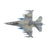F-16 "336 Mira 80 Years Scheme" 018, Hellenic Air Force, 2023 (w/ 2 x GBU-24; 2 x AGM-65)