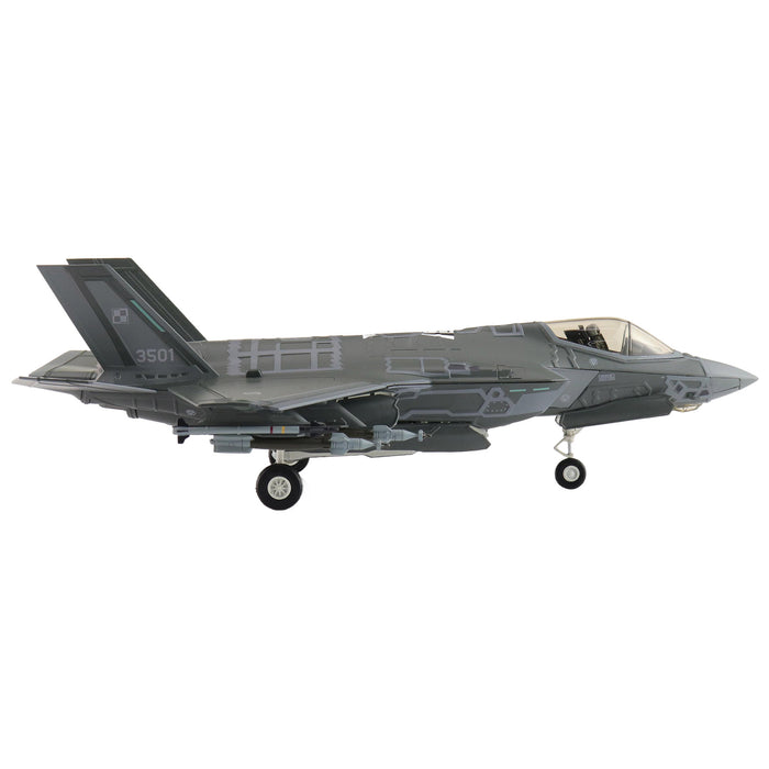 1:72 Scale F-35A "Husarz" 3501, Polish Air Force, 2024 (w/painted RAM panels)