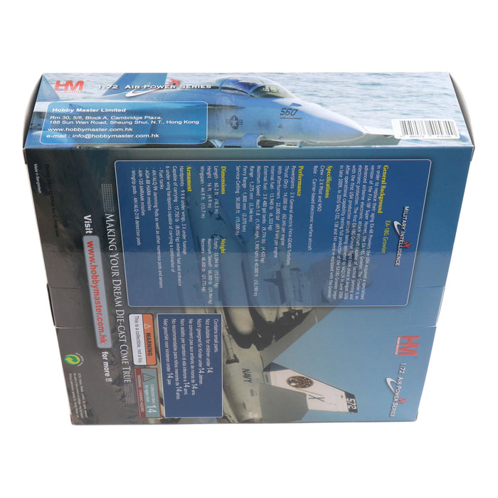 EA-18G Growler 166856, VX-9, US Navy 2008 (1:72 Scale)