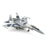Su-35 Flanker "Prototype" 904, Russian Air Force (w/2 x ECM pod, 4 x R-77, 2 x KH-59, 2 x KH-31, 2 x KAB-1500L)