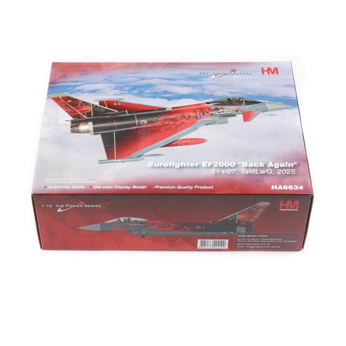 Eurofighter EF2000 "Back Again" 31+07, TaktLwG, 2025