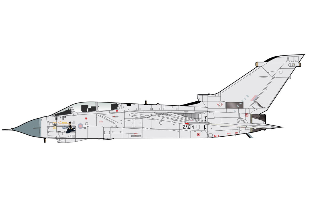 Tornado GR.4 "It's Show Time" ZD614/AJJ, No. 617 Sqn., Kuwait 2003 (w/2 x Storm Shallow missiles)