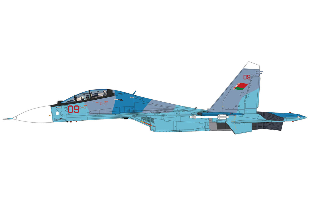Su-30SM2 Red 09, Belarus Air Force, 2026 (w/thurst-vectoring nozzles)