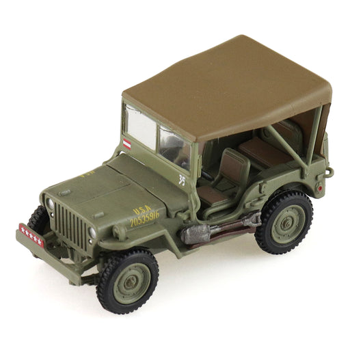 U.S. 1:4 ton Military Vehicle, Leyte, WWII, 1945 "Gen. Douglas MacArthur" (1:72 Scale)