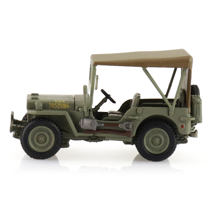 U.S. 1:4 ton Military Vehicle, Leyte, WWII, 1945 "Gen. Douglas MacArthur" (1:72 Scale)