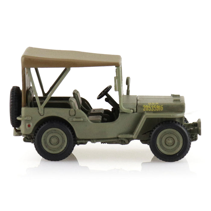 U.S. 1:4 ton Military Vehicle, Leyte, WWII, 1945 "Gen. Douglas MacArthur" (1:72 Scale)
