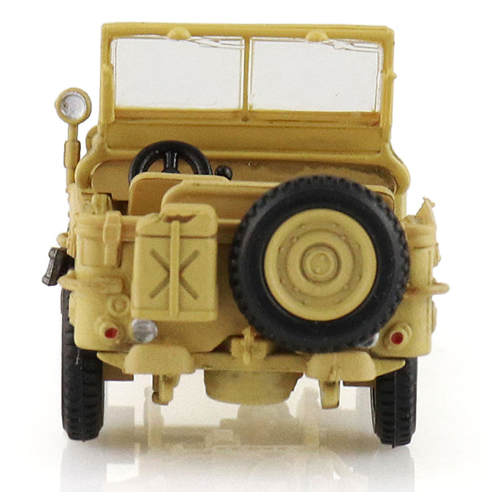 U.S. 1:4 ton Military Vehicle, British 8th Army, 1943 "Gen. Bernard Montgomery " (1:72 Scale)