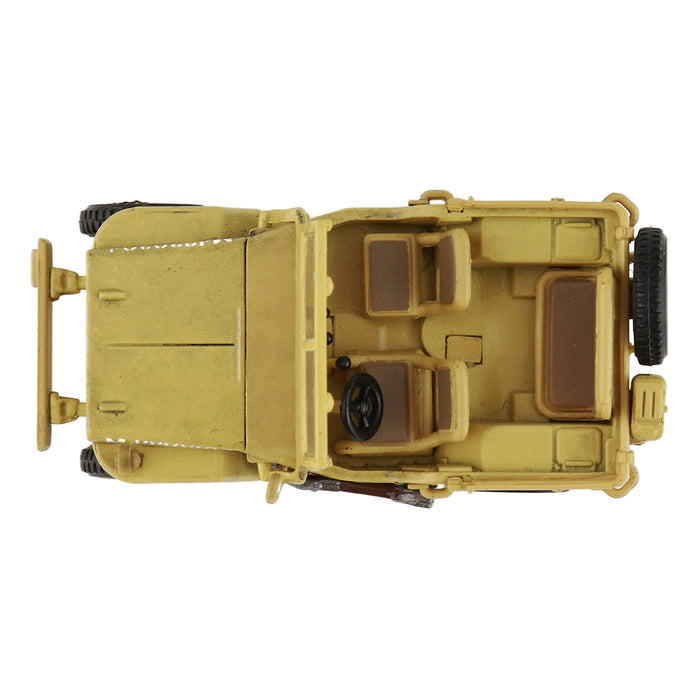 U.S. 1:4 ton Military Vehicle, British 8th Army, 1943 "Gen. Bernard Montgomery " (1:72 Scale)