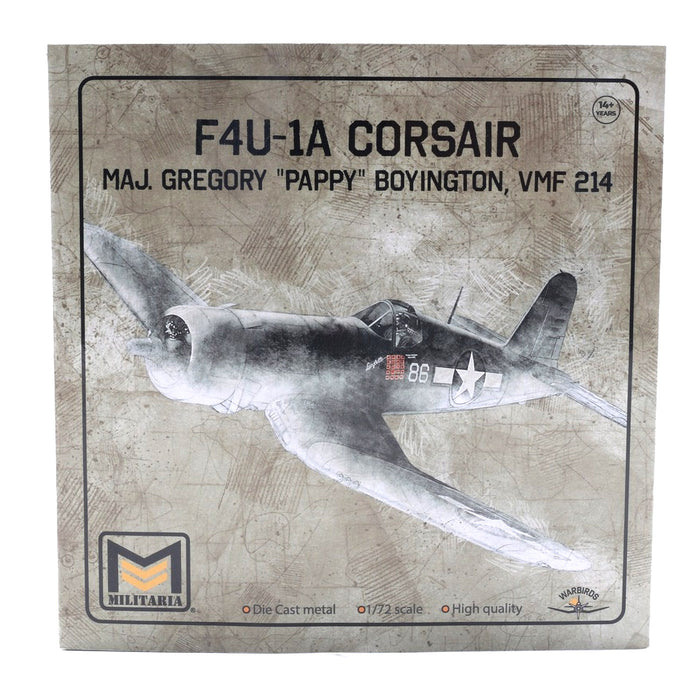F4U-1A Corsair - Maj. Gregory "Pappy" Boyington, VMF 214 (1:72 Scale)