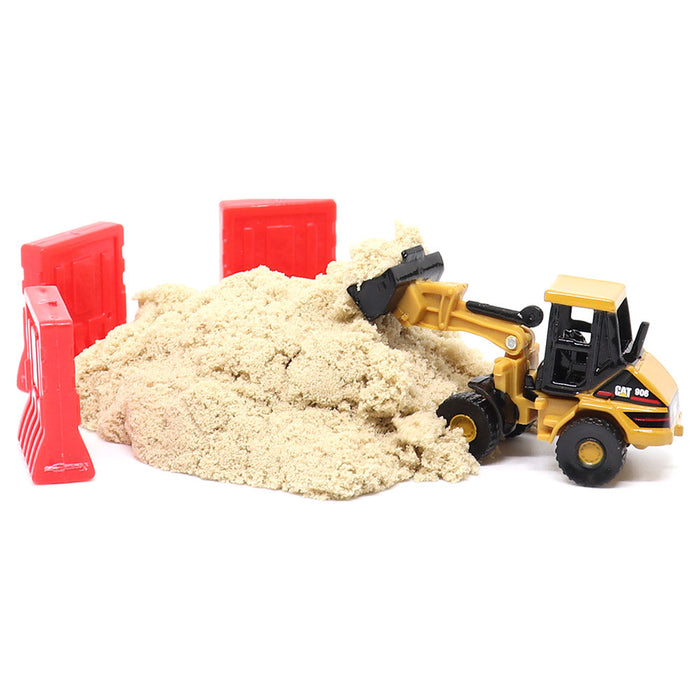 Cat Micro 906 Wheel Loader with accessories in Tool Box
