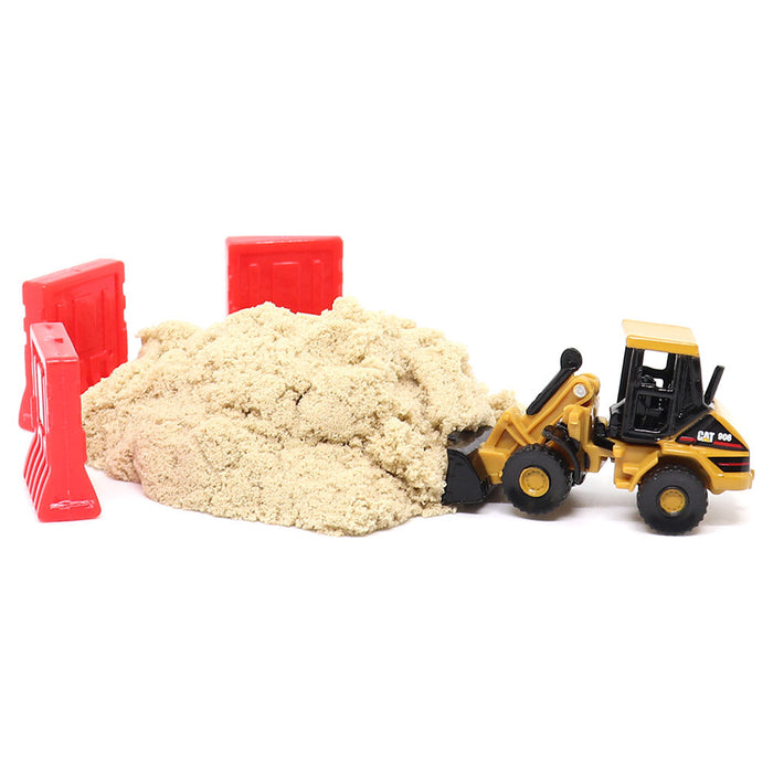 Cat Micro 906 Wheel Loader with accessories in Tool Box