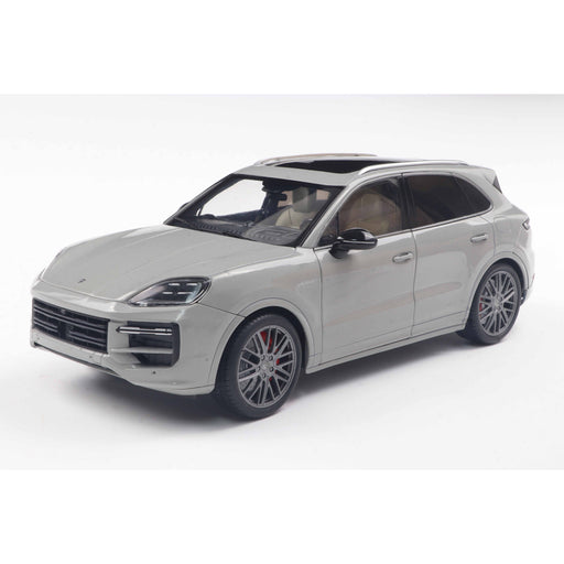 1:18 PORSCHE CAYENNE TURBO S CHALK GREY 2024