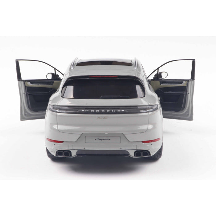 1:18 PORSCHE CAYENNE TURBO S CHALK GREY 2024