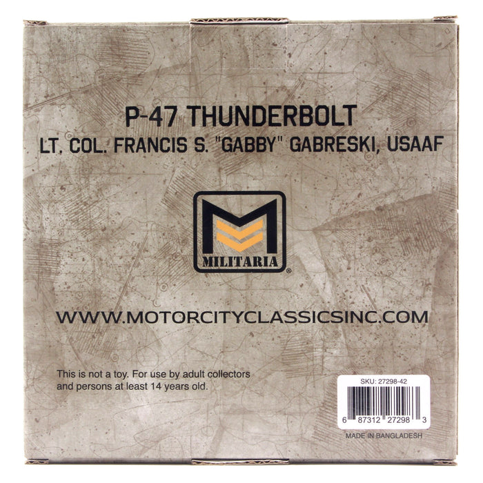 P-47 Thunderbolt - Lt. Col. Francis S. "Gabby" Gabreski, USAAF (1:72 Scale)