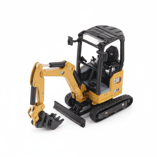 1:50 Cat 301.7 CR Mini Hydraulic Excavator - Next Generation - With attachments
