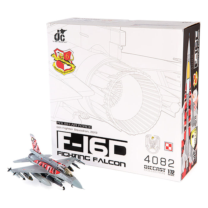 F-16D Fighting Falcon Polish Air Force, 6th Fighter Squadron, 2013 (1:72 Scale)