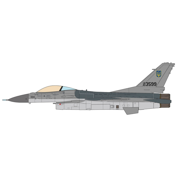 F-16AM Fighting Falcon Ukraine Air Force, 831st Tactical Aviation Brigade,2024