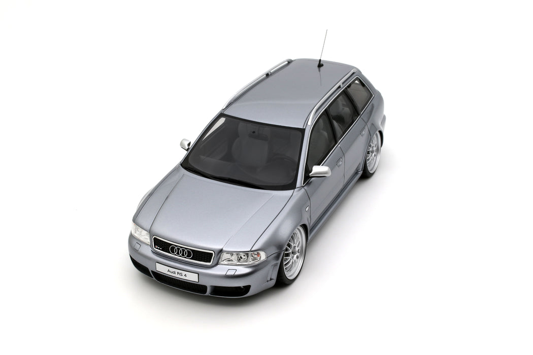 1:18 AUDI RS 4 (B5) AVANT "STANCED" AVUS SILVER 2025