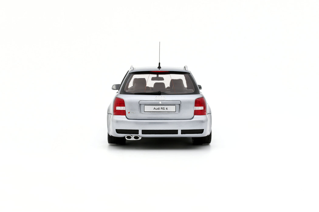 1:18 AUDI RS 4 (B5) AVANT "STANCED" AVUS SILVER 2025
