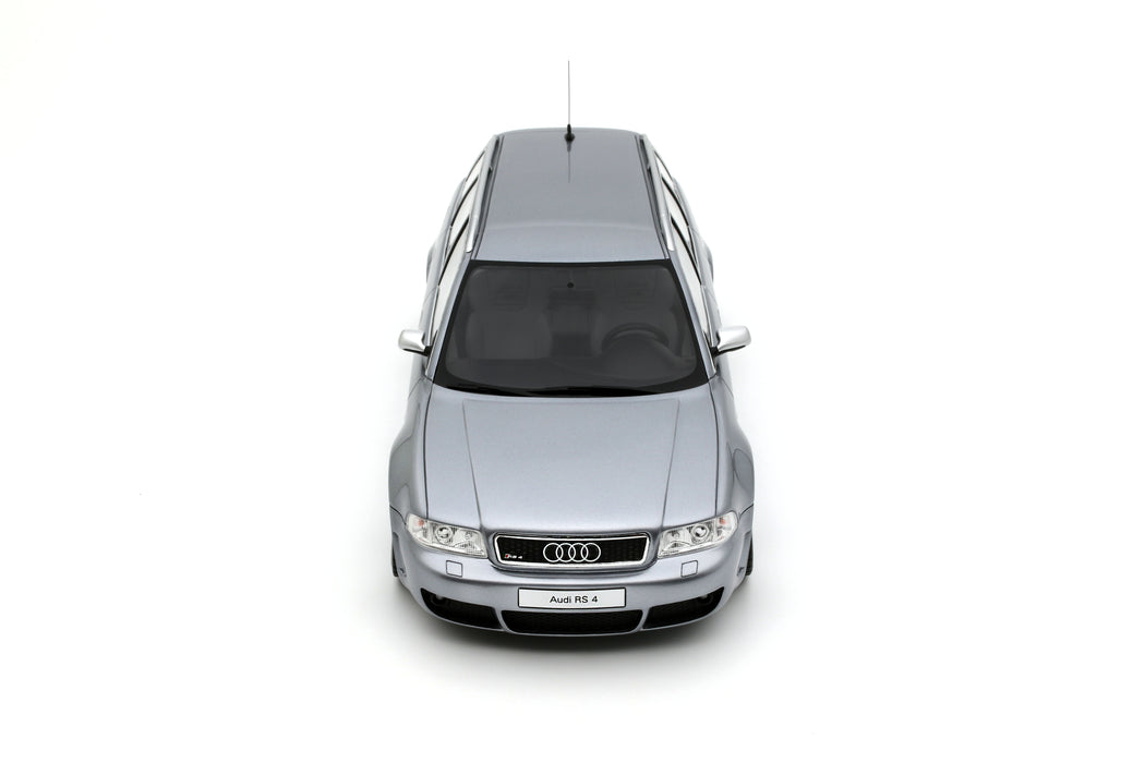 1:18 AUDI RS 4 (B5) AVANT "STANCED" AVUS SILVER 2025