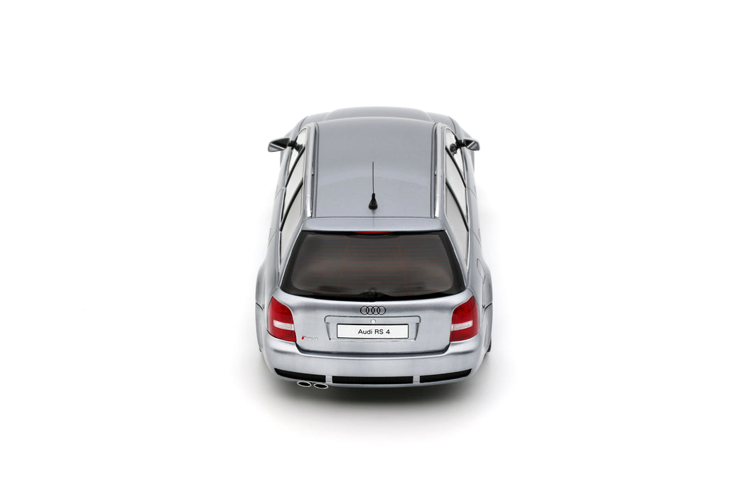 1:18 AUDI RS 4 (B5) AVANT "STANCED" AVUS SILVER 2025