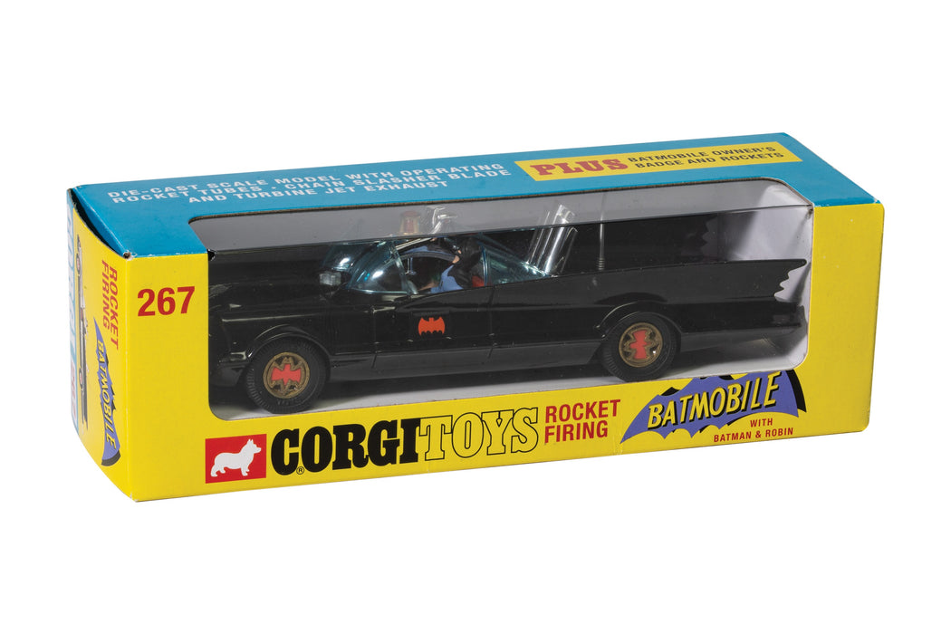 Batmobile with Batman and Robin