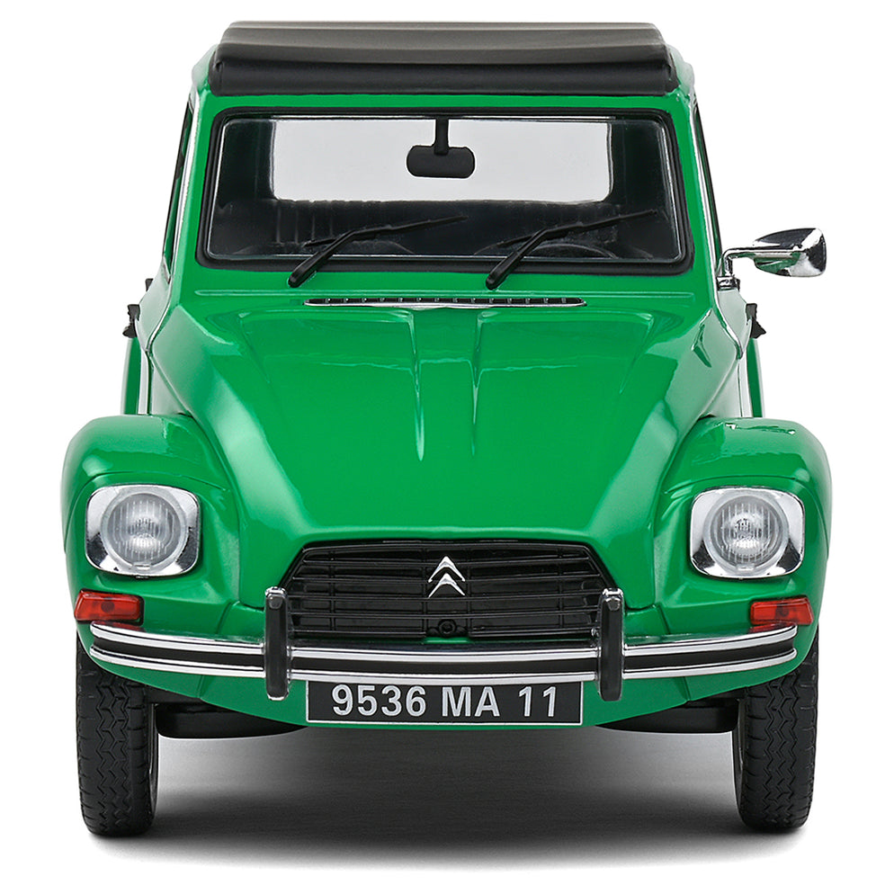 Modèle Réduit Solido Citroën Dyane 6 1976 Verte – Échelle 1 Modèle Réduit Solido Citroën Dyane 6 1976 Verte – Échelle 1