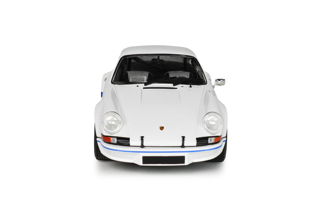 1:18 PORSCHE 911 RSR WHITE / BLUE CARRERA STRIPES 1973
