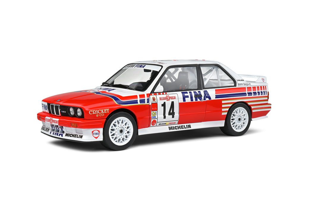 1:18 BMW E30 M3 White #14 Duez Belgium Procar 1993