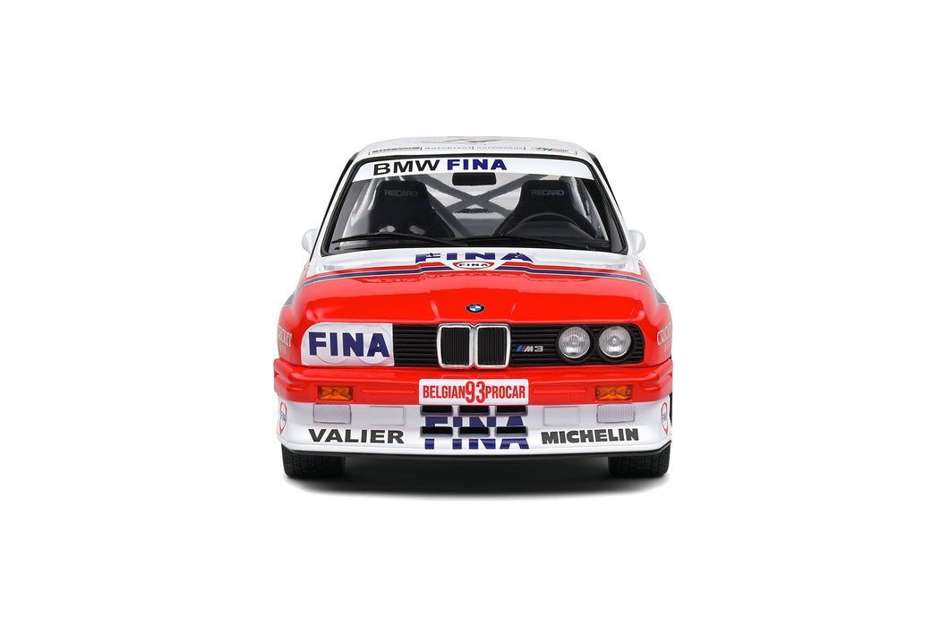 1:18 BMW E30 M3 White #14 Duez Belgium Procar 1993