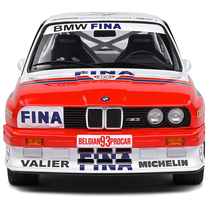 1:18 BMW E30 M3 White #14 Duez Belgium Procar 1993