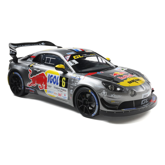 1:18 Alpine A110 RGT+ Grey #6 S.Loeb / L.Godey Rallye du Mont Blanc 2024