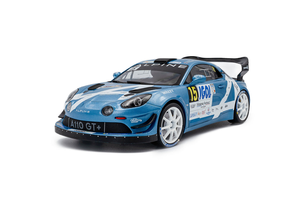 1:18 Alpine A110 RGT+ Blue #15 R.Astier / D.Giraudet Rallye du Mont Blanc 2024