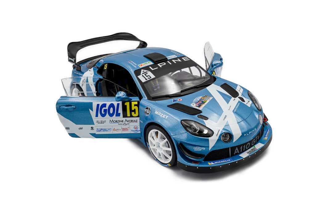 1:18 Alpine A110 RGT+ Blue #15 R.Astier / D.Giraudet Rallye du Mont Blanc 2024
