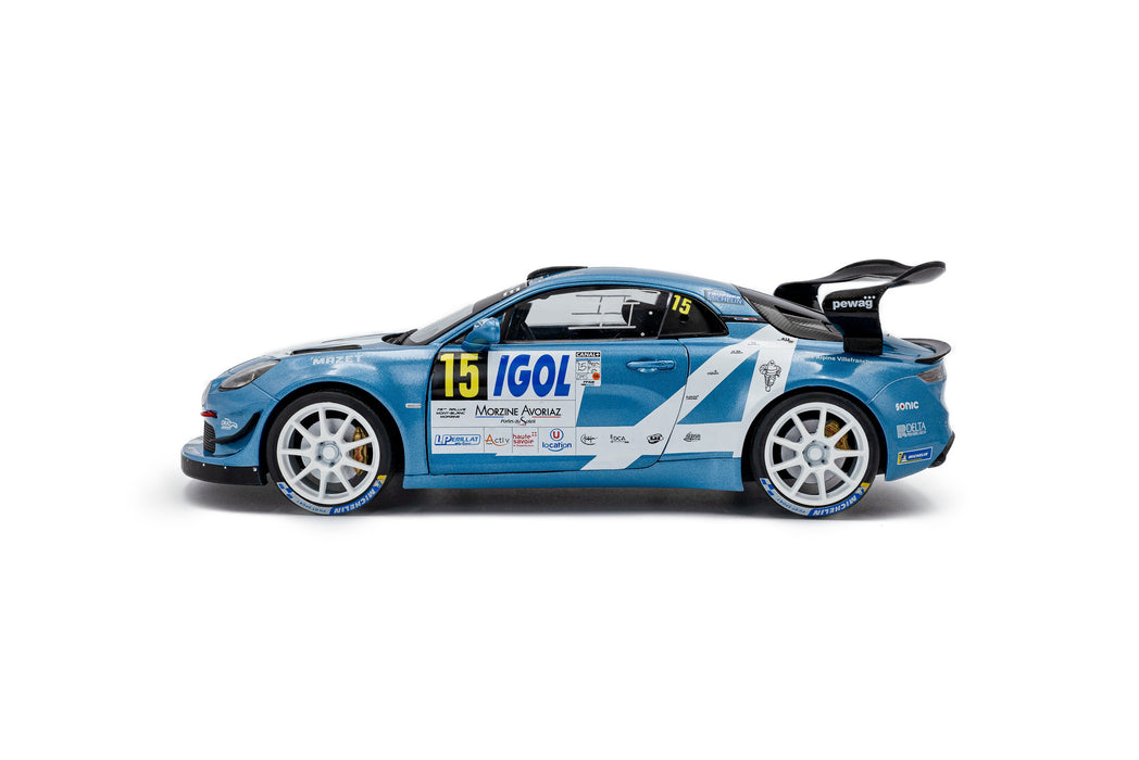 1:18 Alpine A110 RGT+ Blue #15 R.Astier / D.Giraudet Rallye du Mont Blanc 2024