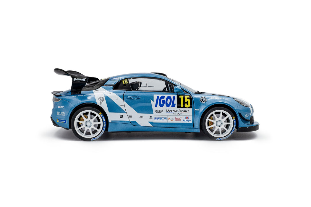 1:18 Alpine A110 RGT+ Blue #15 R.Astier / D.Giraudet Rallye du Mont Blanc 2024