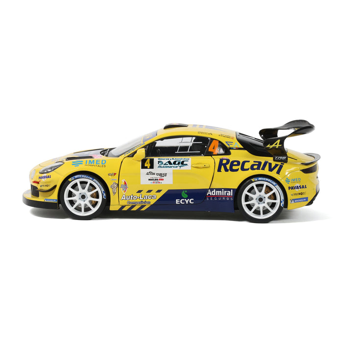 Alpine A110 Rgt+ Yellow #4 M.Fuster / D.Fuentes Rallye Du Mont Blanc 2025