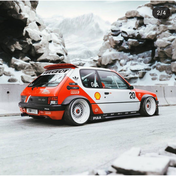 1:18 PEUGEOT 205 GTI BLACK FISH M TRIBUTE 1990