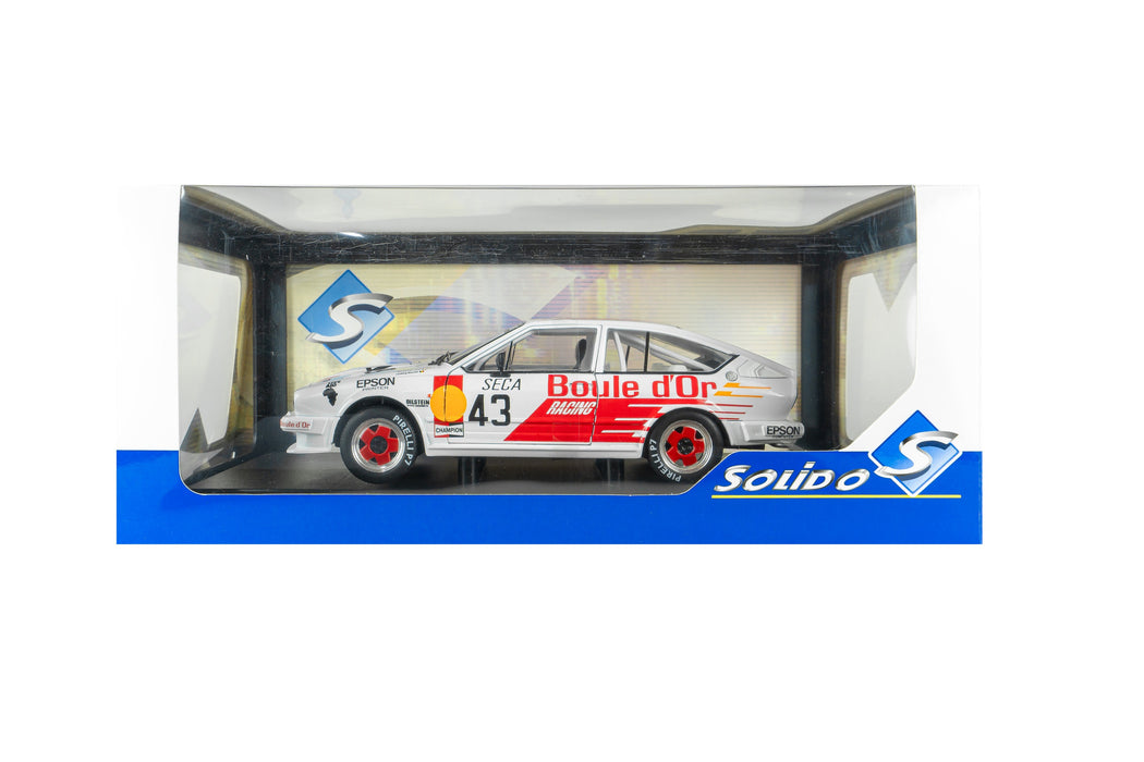 1:18 ALFA ROMEO GTV6 WHITE #43 B.DE DRYVER/ F-X.BOUCHER / L.BOUCHER 24H DE SPA 1985