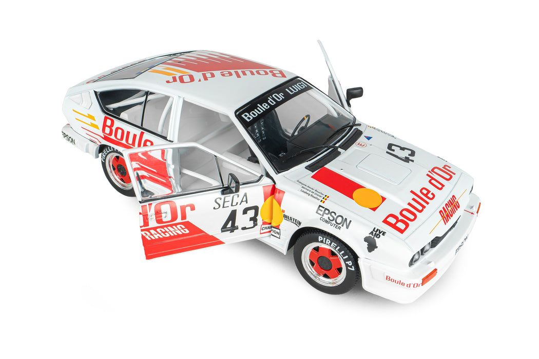 1:18 ALFA ROMEO GTV6 WHITE #43 B.DE DRYVER/ F-X.BOUCHER / L.BOUCHER 24H DE SPA 1985