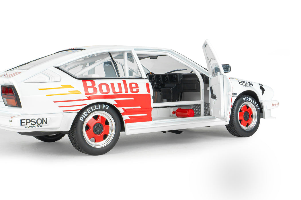 1:18 ALFA ROMEO GTV6 WHITE #43 B.DE DRYVER/ F-X.BOUCHER / L.BOUCHER 24H DE SPA 1985