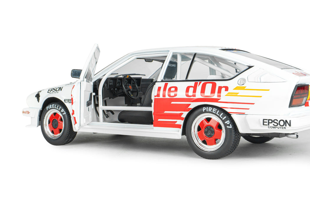 1:18 ALFA ROMEO GTV6 WHITE #43 B.DE DRYVER/ F-X.BOUCHER / L.BOUCHER 24H DE SPA 1985