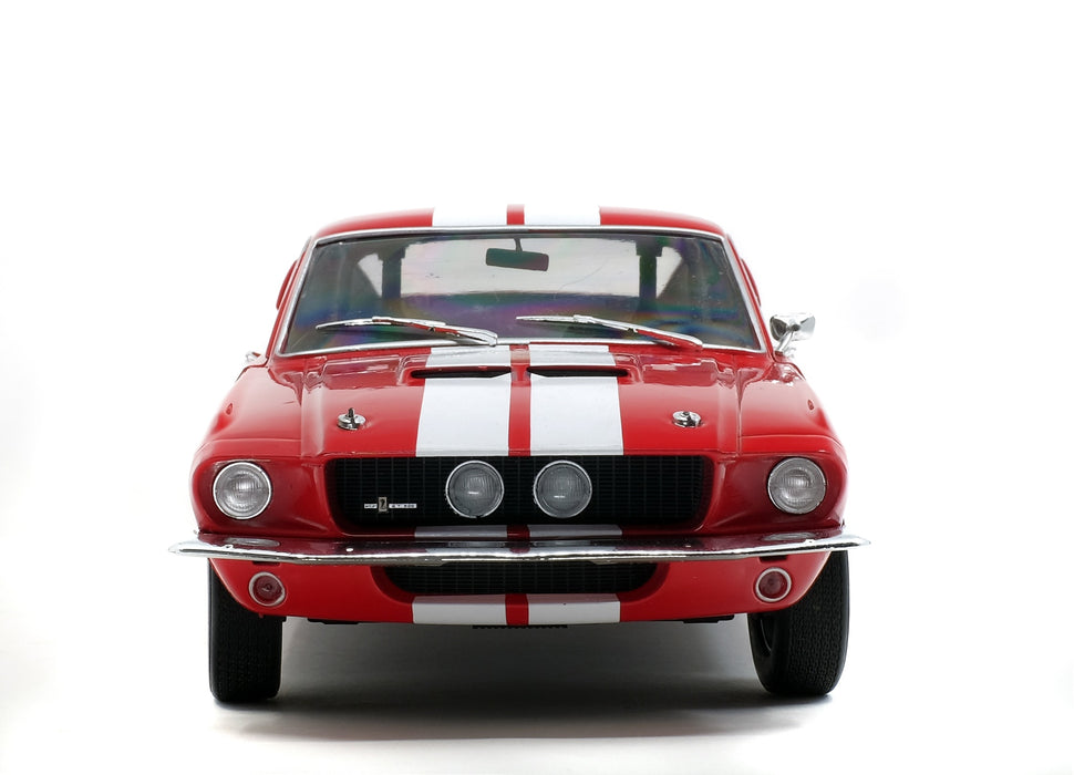 1:18 SHELBY GT500 CANDY APPLE RED / WHITE STRIPES 1967