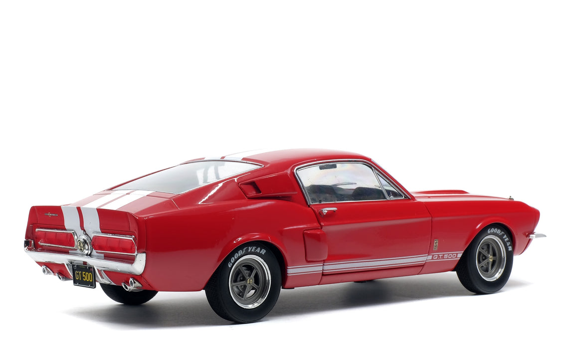 1:18 SHELBY GT500 CANDY APPLE RED / WHITE STRIPES 1967
