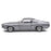 1:18 Shelby Gt500 Grey & Black Stripes 1967