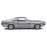 1:18 Shelby Gt500 Grey & Black Stripes 1967