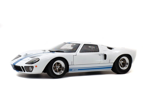 1:18 FORD GT40 MK.1 WHITE / BLUE STRIPES 1968