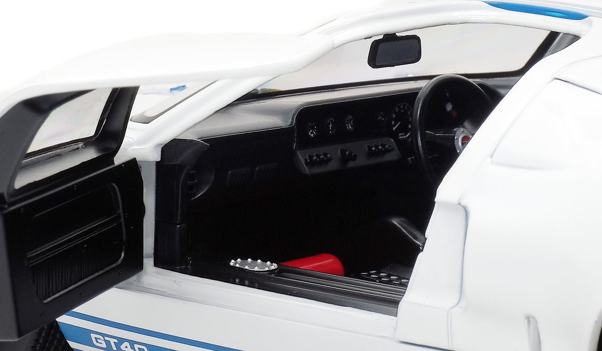 1:18 FORD GT40 MK.1 WHITE / BLUE STRIPES 1968