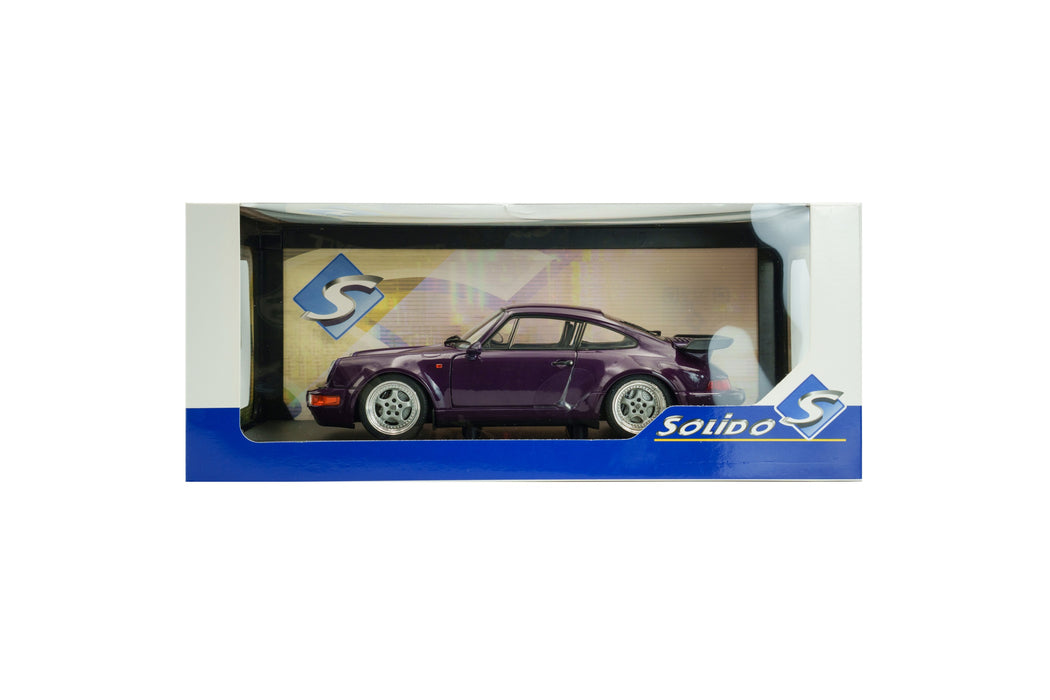 1:18 Porsche 911 (964) Turbo Violet Blue Metallic 1990
